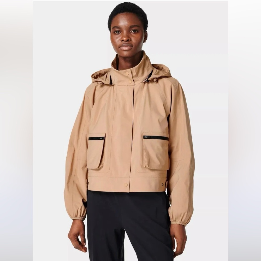 SWEATY BETTY Cropped Rain Jacket Size 6 - Picture 16 of 16